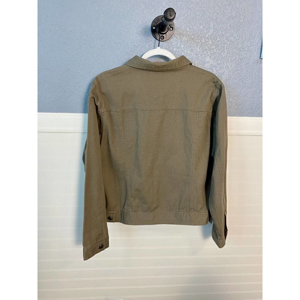 Westbound Tan Button Down Collared Cargo Jacket - Picture 7 of 7
